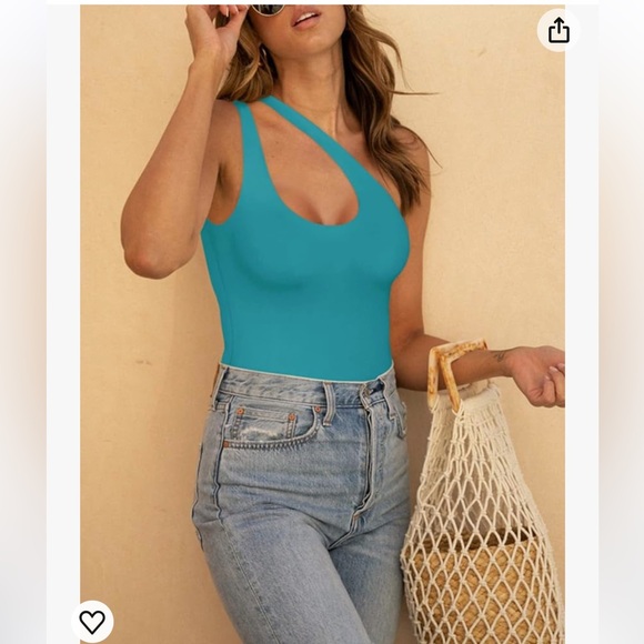 REORIA Women's Trendy Bodysuit - Picture 4 of 7